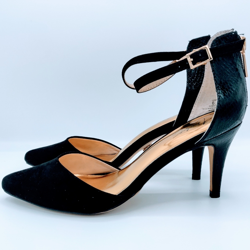 Thalia Sodi Vanessa Pointed Toe Ankle Strap Pump Size 6.5M